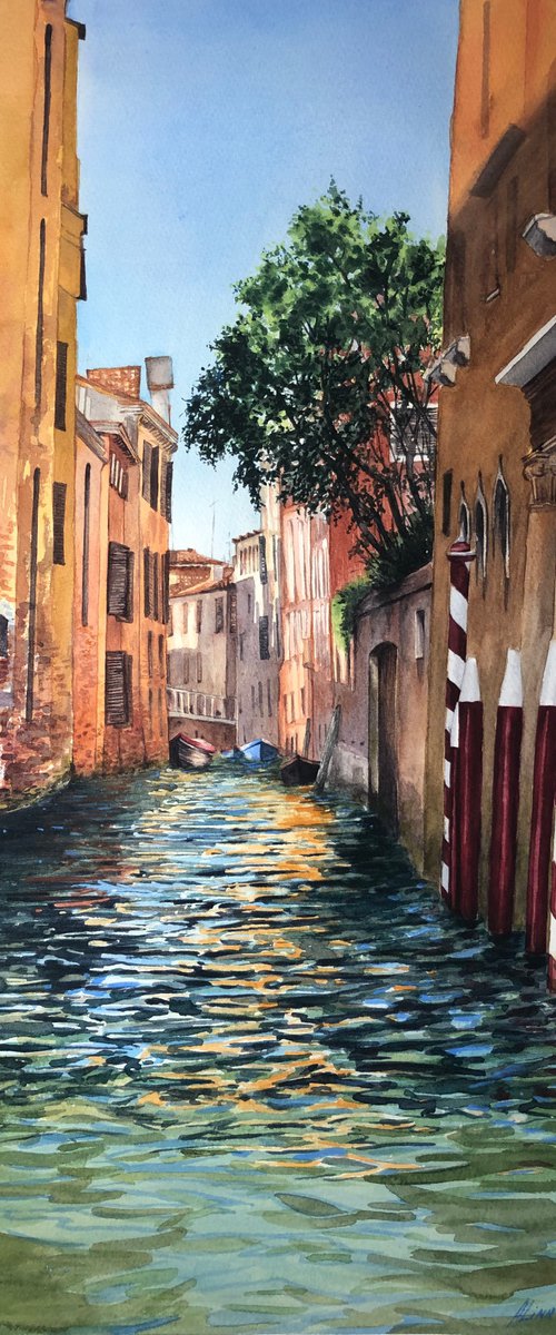 Old Venice Street by Alina Karpova