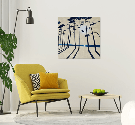 Cap Coz indigo 100x100