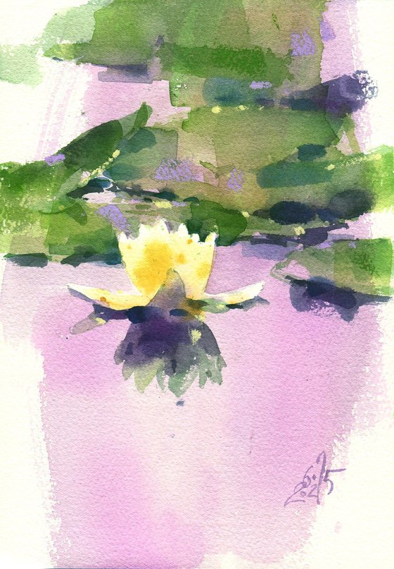 Diptych "Melody of river"