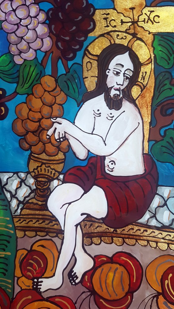 Jesus with Vines