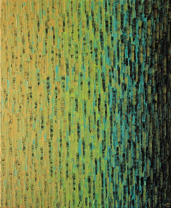 Gold-green-blue gradient