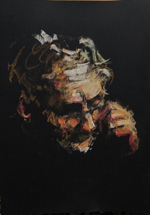 Portrait Study inspired by El Caravaggio #4 by Dominique Dève