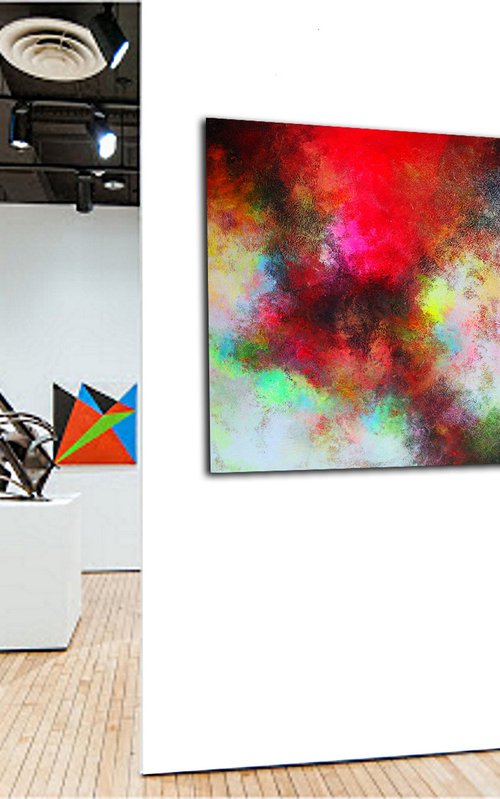 120x120cm / extra large painting / Alex Senchenko © 2019 / Element by Alex Senchenko