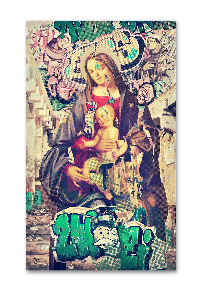 Madonna e graffiti by Nikolay Devnenski