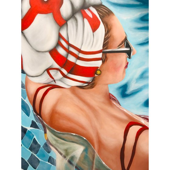WoMaN iN sWimMiNg PoOl