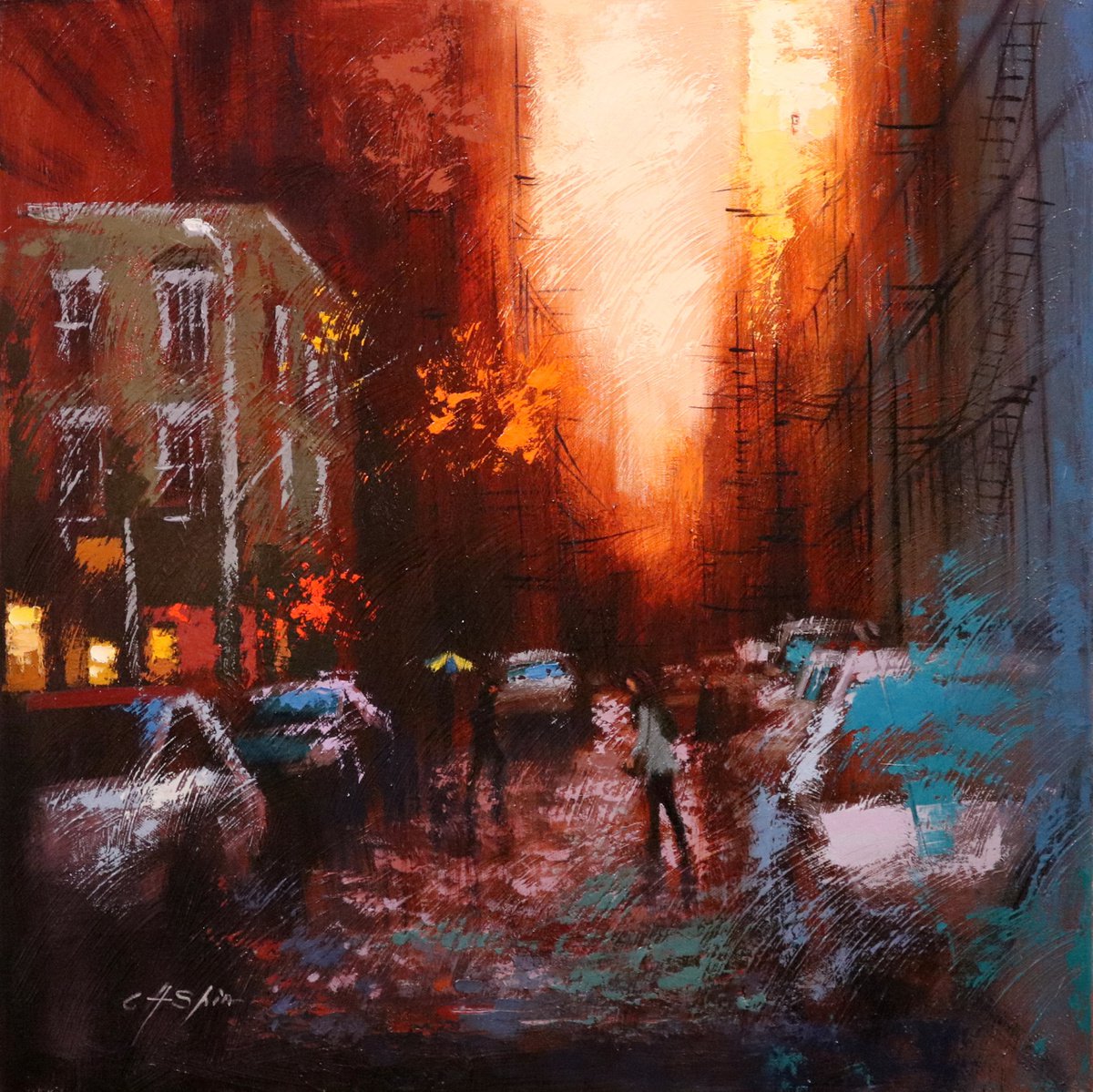 SOHO SUNSET by Chin H Shin