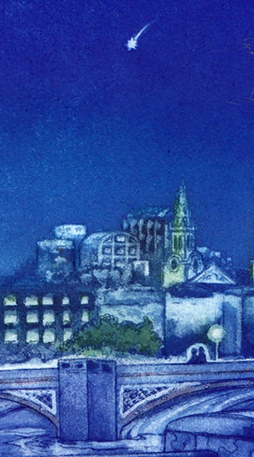 Starry Night, Thameside by Theresa Pateman