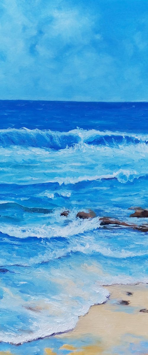 Sicilian Seascape Sonata by Oksana Evteeva