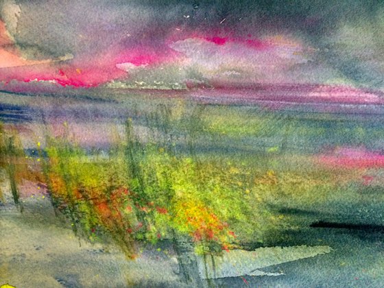 Storm In My Mind - Abstract Landscape I Seascape