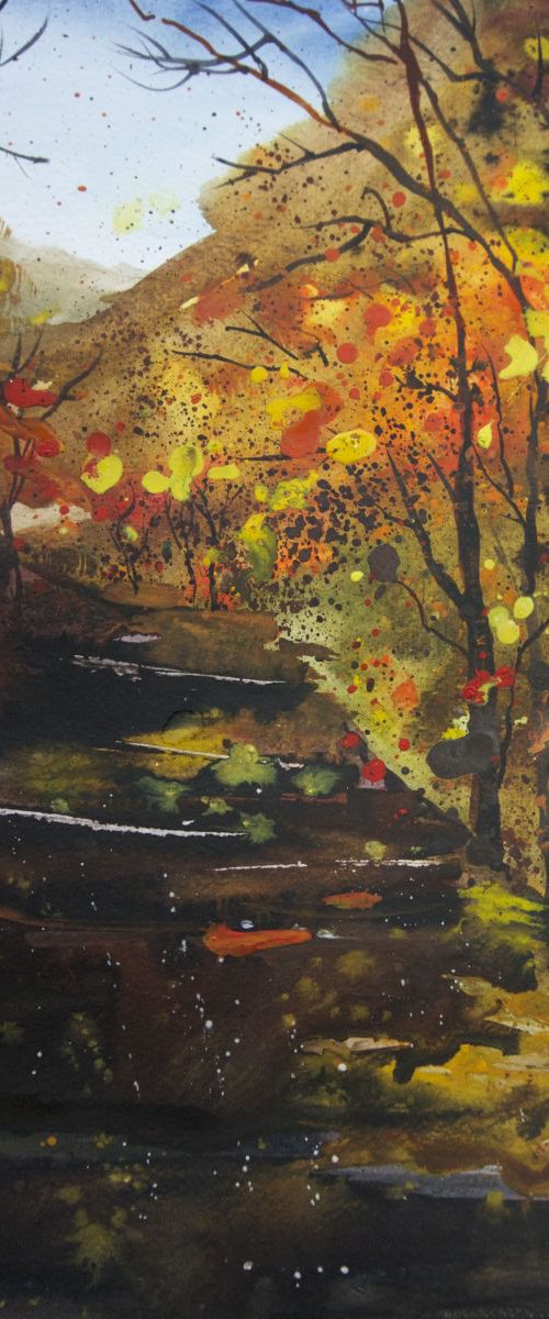 Autumn Path by Jing Chen