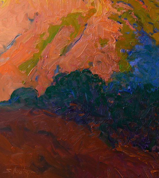 Evening Shade in the Mountains