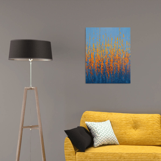 Blue and Orange - Color Field