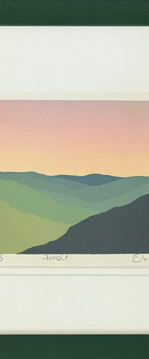 Sunset (Framed) by Kirstie Dedman