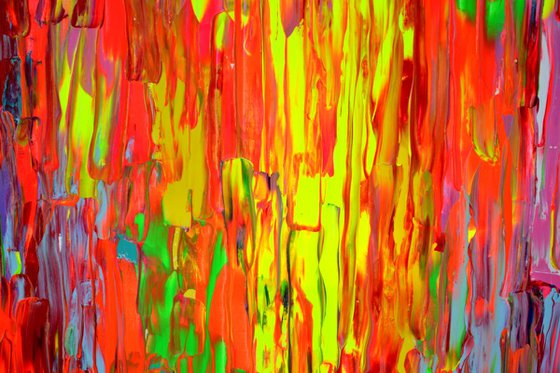 Large Abstract Painting, Colourful Abstract Painting