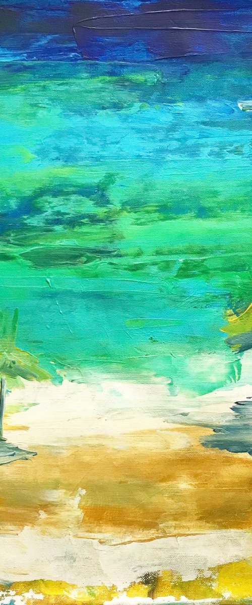 On the beach by Olga Pascari