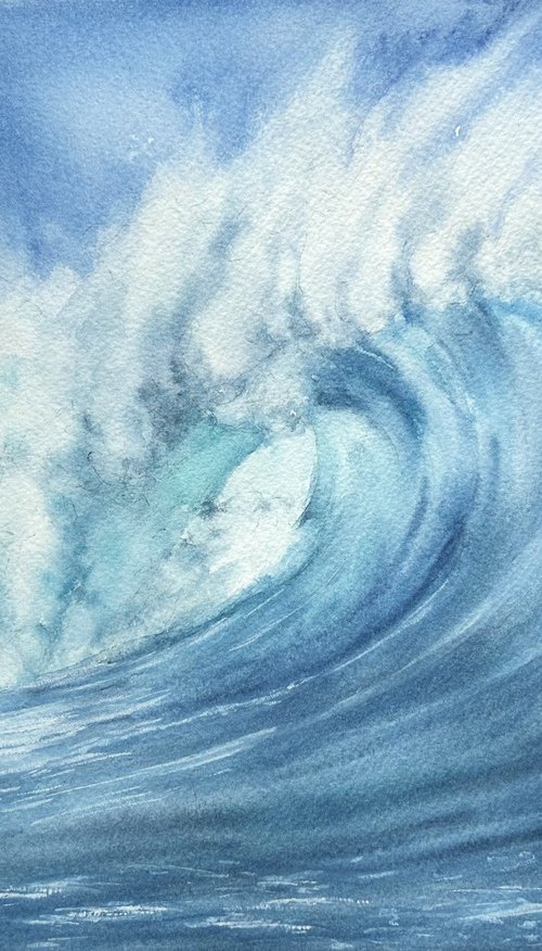 On the Crest of a Wave by Oksana Shvachka