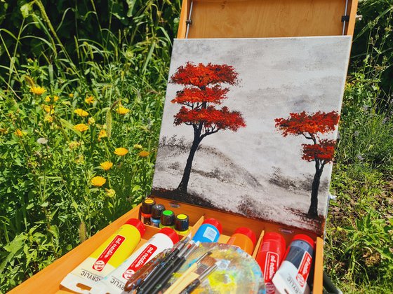Gray landscape