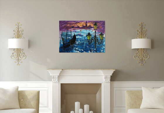 In a dream and in reality... Venice I /  ORIGINAL PAINTING