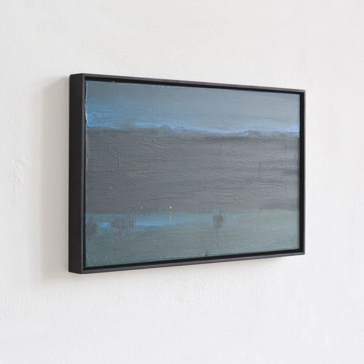 Impressionistic Landscape Acrylic Painting By Igor Nekraha, 20 X 13, Calm Nigth, Original Artwork