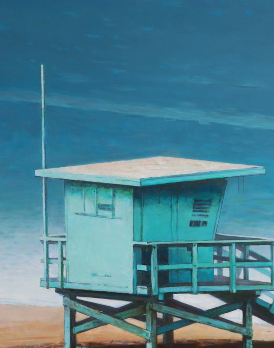 Turquoise Lifeguard Tower