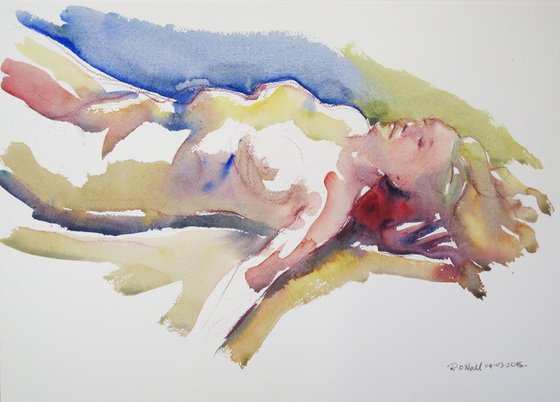 reclining female nude