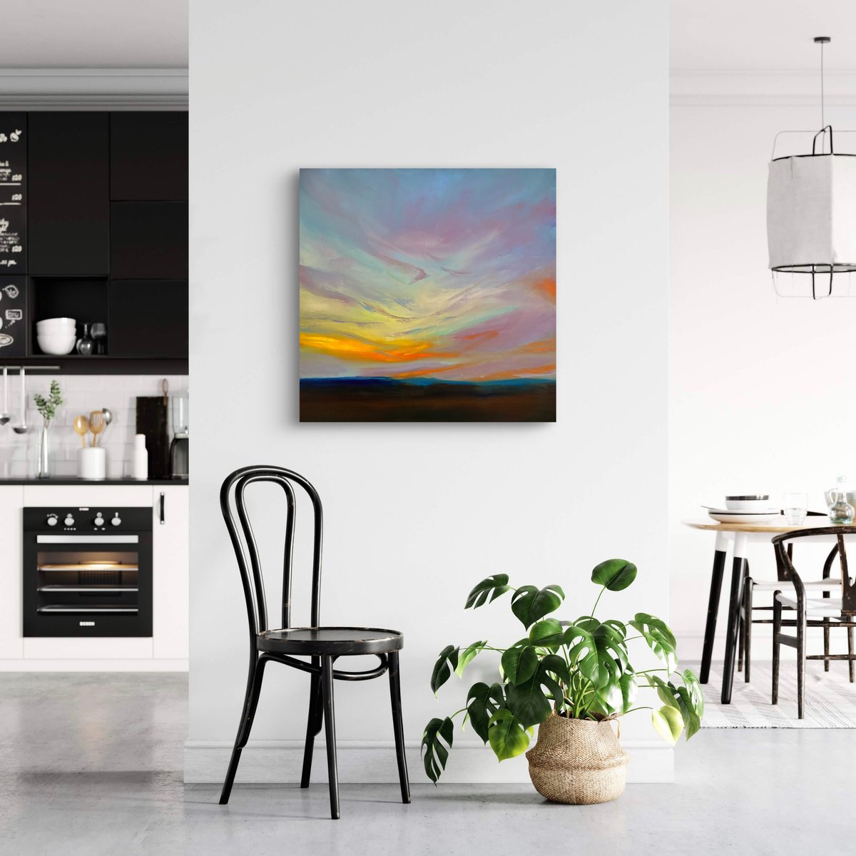 Whispers Of The Evening Light By Francesca Currie, 31 X 31, Artwork For Sale On Artfinder