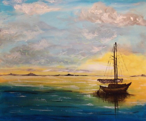 Sunset Sailing by Steph Morgan