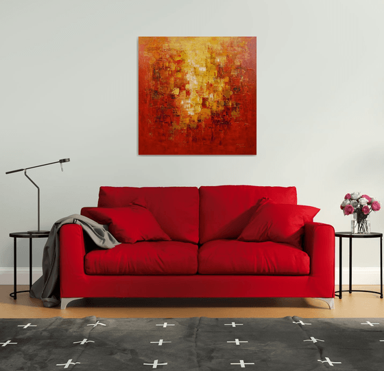 Shades Of Total Joy  (Large, 100x100cm)