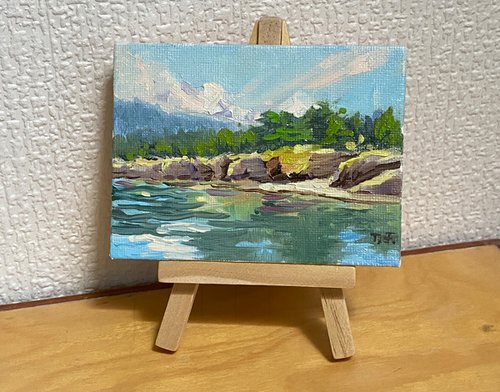 Whaler's Cove Miniature Landscape by Tatyana Fogarty