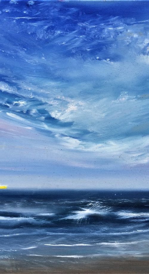 Summer Sea Whitby by Sarah Louise Armstrong