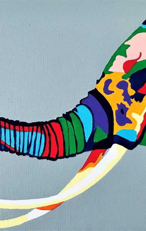 Majestic Elephant # 5 by Lucyanne Terni