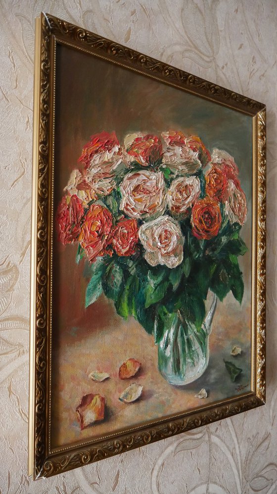 Roses painting