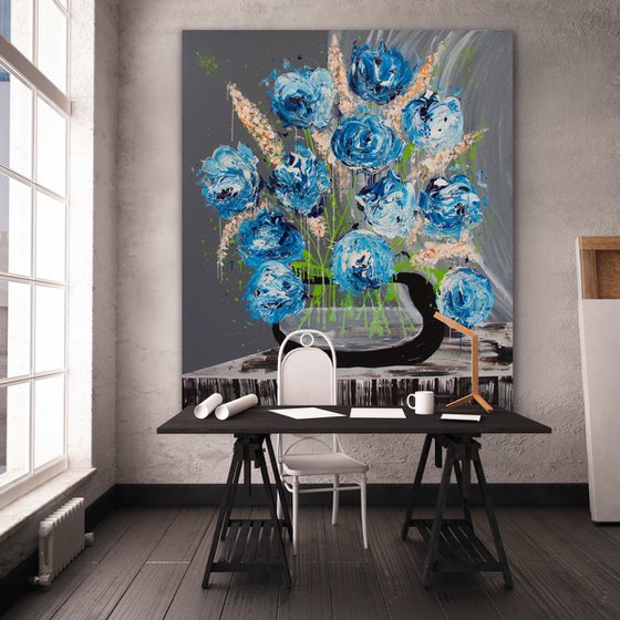 Blue Flowers - Floral 4