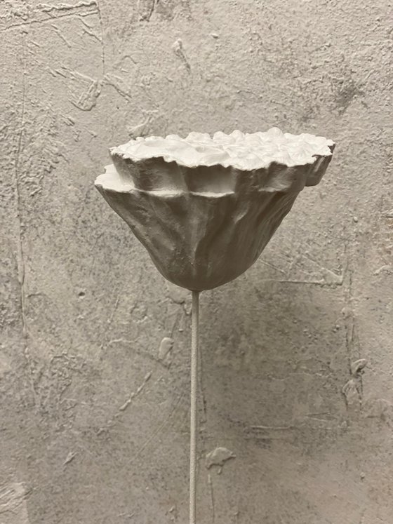 "Water Lotus" Sculpture to interior by Elena Troyanskaya