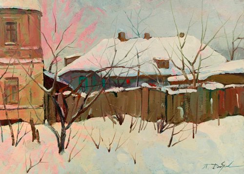 Winter landscape by Peter Tovpev