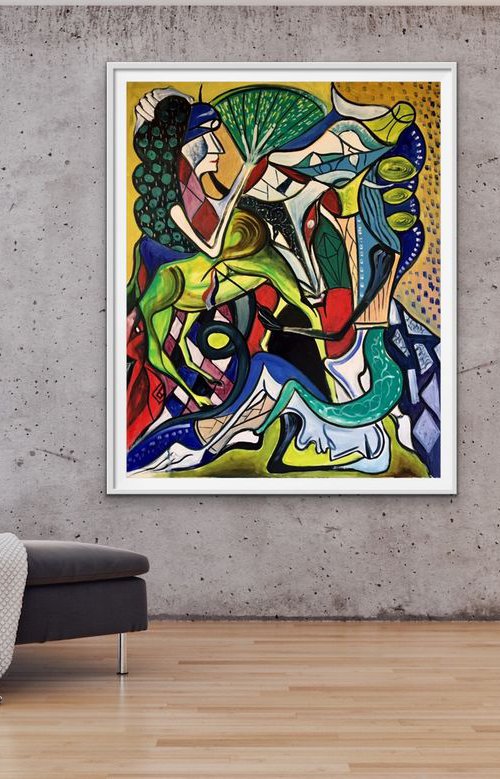 canvas 28 by František Florian by Frantisek Florian