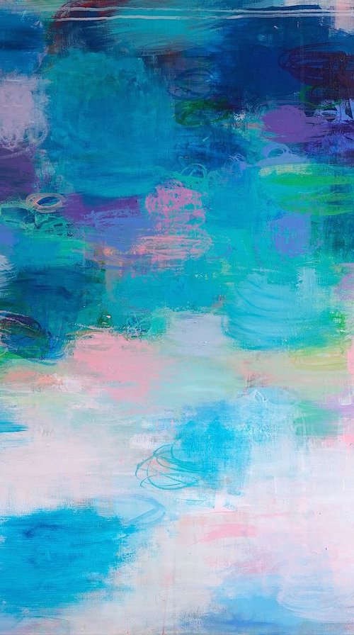 Monet In Blue And Green by Sandy Dooley