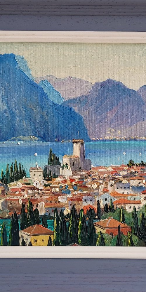 Lake Garda Melcesine by Roberto Ponte
