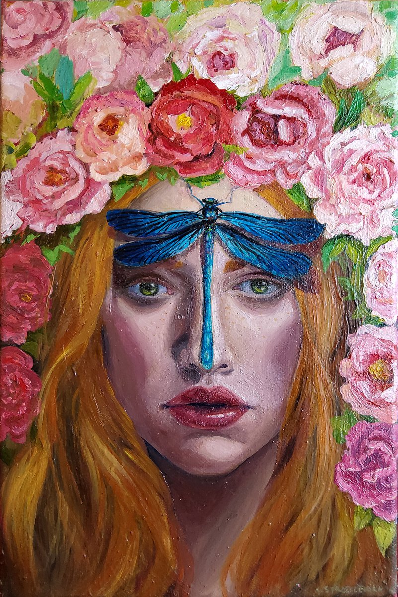 Dragonfly girl by Kamila Strzeszewska