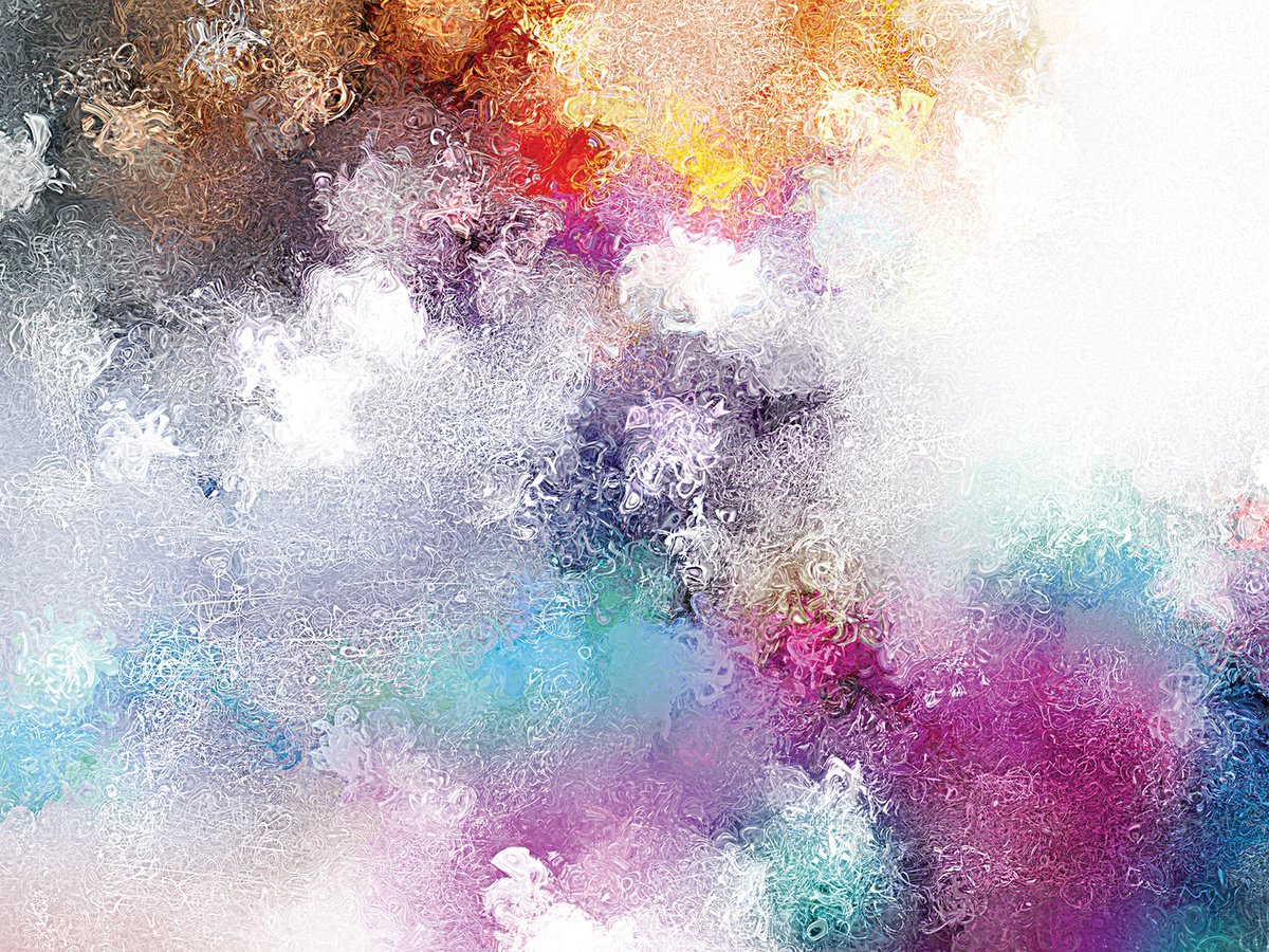 Abstract Botanical Print By Javier Diaz, 80 X 60, Desmadejados V, Original Artwork