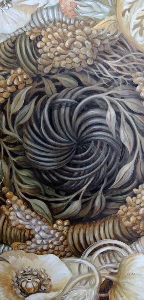 Mandala of the Hidden Garden by Albina Bunina