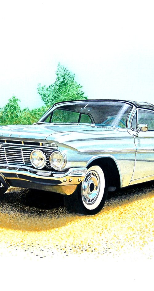 Chevrolet Impala Convertible 1961 by Benjamin Self