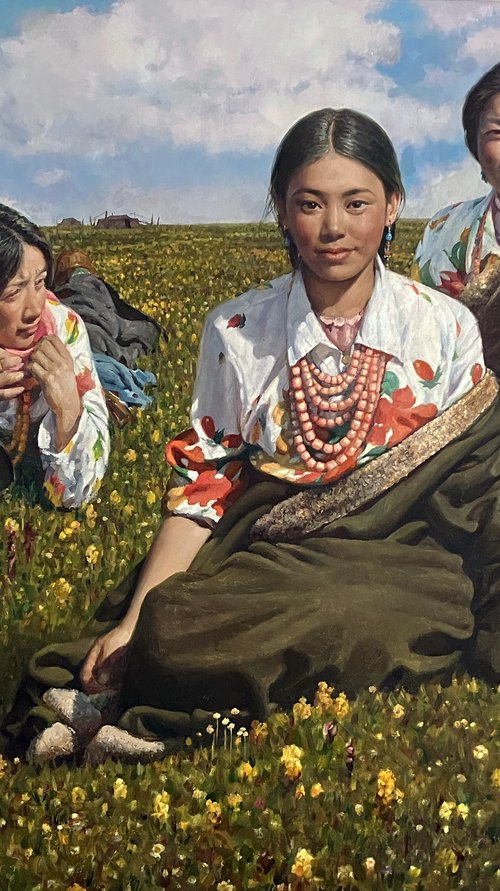 Sea of Flowers on the Plateau by QIYI (David) LIU