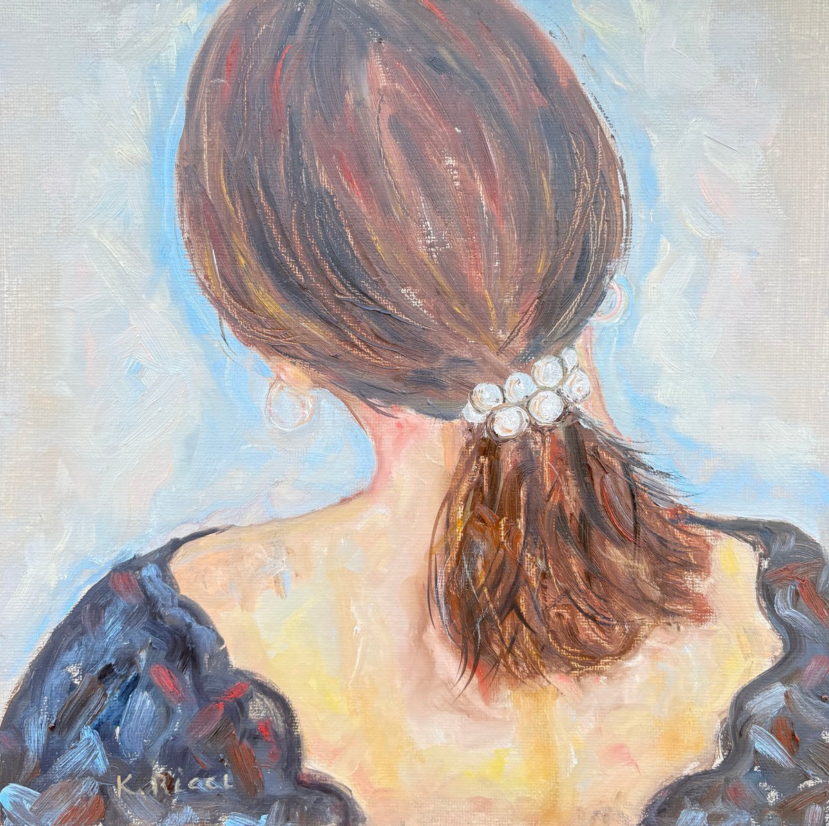 Back Portrait In Soft Light By Katia Ricci, 10 X 10, Artwork For Sale On Artfinder