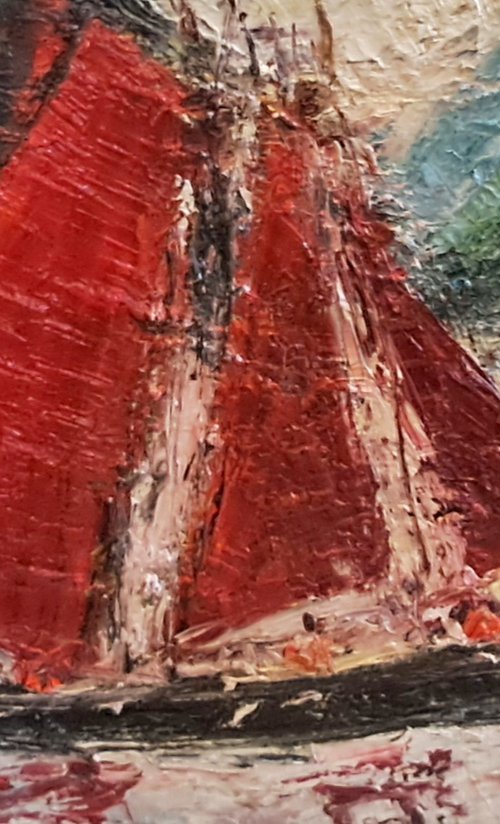 Galway hookers  in Connemara by Deborah Donnelly