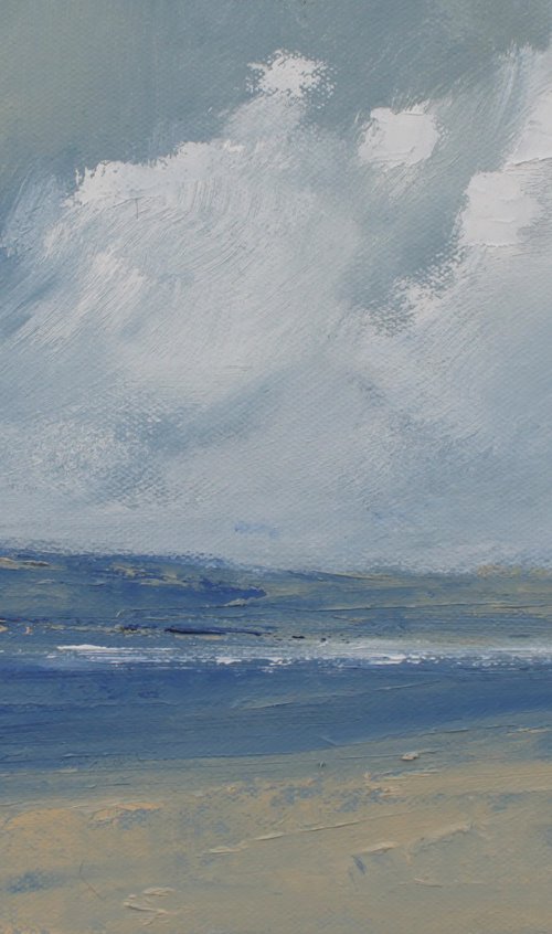 Coast with clouds, Irish Landscape by John Halliday