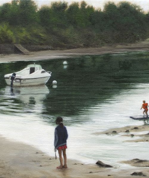 Early Morning, Low Tide, Brittany by Andrew McNeile Jones