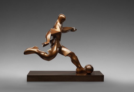 The Football Player Sculpture