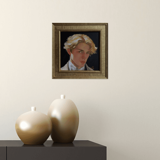 Blond Young Edwardian Man