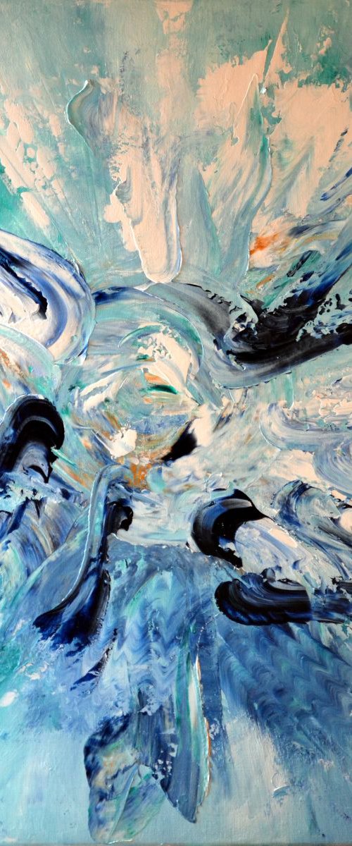 Diving into the blue by Isabelle Vobmann